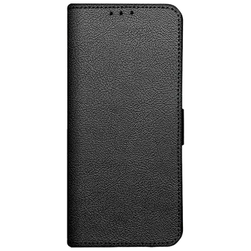Just in Case Pu-Leder Book Hülle Schwarz Poco F5
