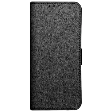 Just in Case Pu-Leder Book Hülle Schwarz Poco X5 Pro