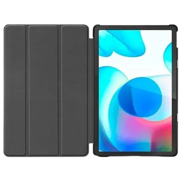 Just in Case Pu-Leder Book Hülle Schwarz Realme Pad