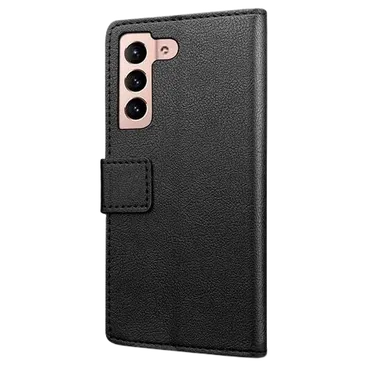 Just in Case PU-leder Book Case Schwarz Samsung Galaxy S22+