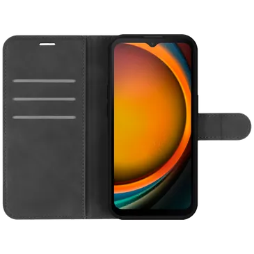 Just in Case Pu-Leder Book Hülle Schwarz Samsung Galaxy Xcover 7