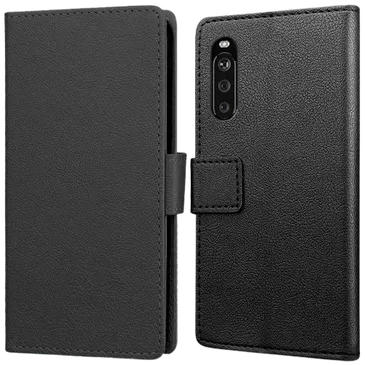 Just in Case PU-leder Book Case Schwarz Sony Xperia 10 III