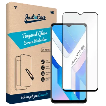 Just in Case Pu-Leder Book Hülle Schwarz vivo Y76