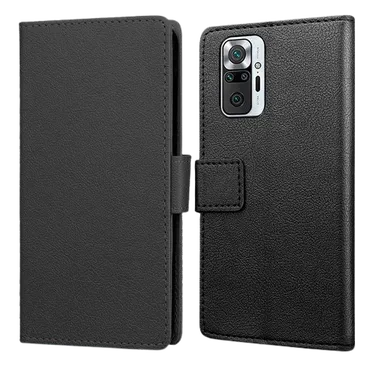 Just in Case PU-leder Book Case Schwarz Xiaomi Redmi Note 10