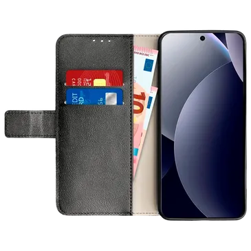 Just in Case PU-Leder Book Hülle Schwarz Xiaomi Redmi Note 15 Pro 5G