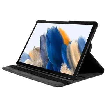 Just in Case Pu-Leder Rotating 360 Book Hülle Schwarz Samsung Galaxy Tab A8