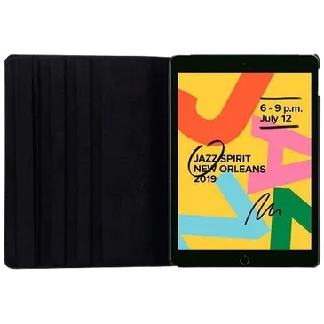 Just in Case Rotating 360 Case Schwarz Apple iPad 2019/iPad 2020/iPad 2021