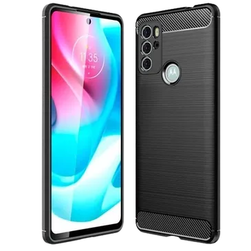 Just in Case Rugged TPU Back Cover Schwarz Motorola Moto G60s