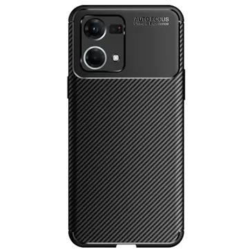 Just in Case Rugged TPU Back Cover Schwarz OPPO Reno7