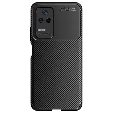 Just in Case Rugged TPU Back Cover Schwarz Poco F4