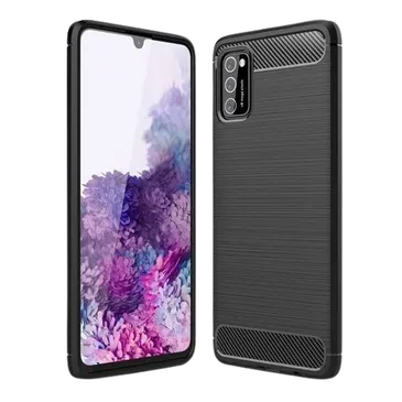 Just in Case Rugged TPU Back Cover Schwarz Samsung Galaxy A02s