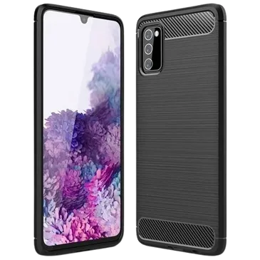 Just in Case Rugged TPU Back Cover Schwarz Samsung Galaxy A03s