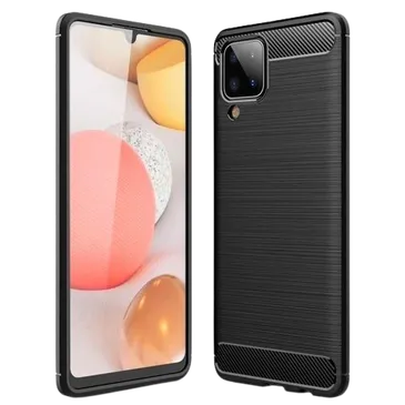 Just in Case Rugged TPU Back Cover Schwarz Samsung Galaxy A12