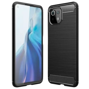 Just in Case Rugged TPU Back Cover Schwarz Xiaomi Mi 11 Lite