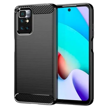 Just in Case Rugged TPU Back Cover Schwarz Xiaomi Redmi 10/10 (2022)