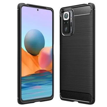 Just in Case Rugged TPU Back Cover Schwarz Xiaomi Redmi Note 10 Pro