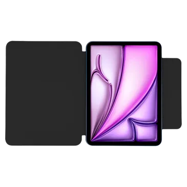 Just in Case Sleek Tri-Fold Hülle Schwarz Magnetisch Apple iPad Air 2024/2025 11