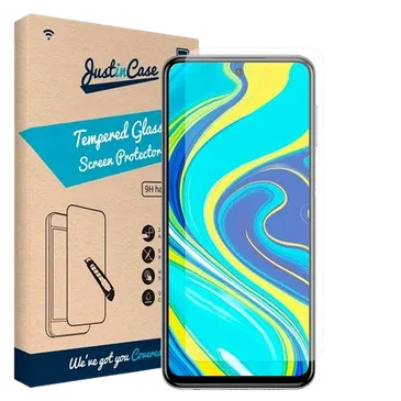 Just in Case Gehärtetes Glas Displayschutzfolie Xiaomi Redmi Note 9S/Note 9 Pro
