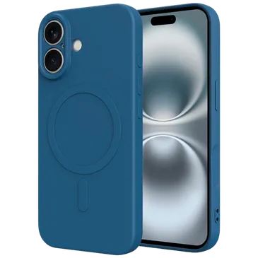 Just in Case TPU Back Cover Blau Magnetisch Apple iPhone 17