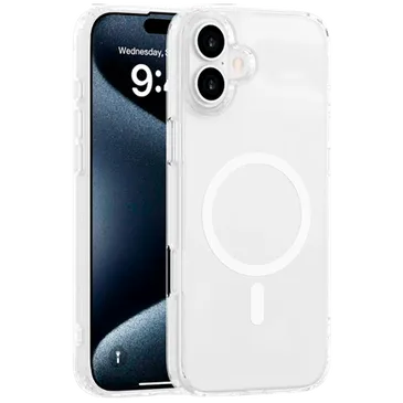 Just in Case TPU Back Cover Durchsichtig Magnetisch Apple iPhone 16 Plus