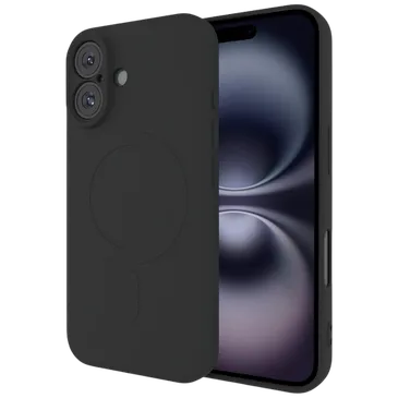 Just in Case TPU Back Cover Schwarz Magnetisch Apple iPhone 16 Plus