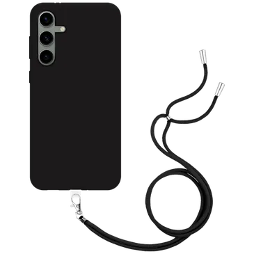 Just in Case TPU Back Cover Schwarz mit Koord Samsung Galaxy S24+