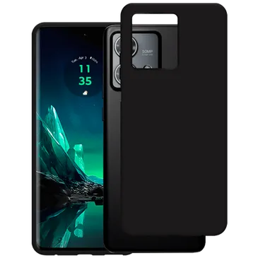 Just in Case TPU Back Cover Schwarz Motorola Edge 40 Neo