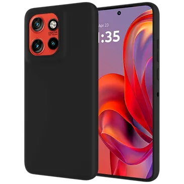 Just in Case TPU Back Cover Schwarz Motorola Edge 60 Neo