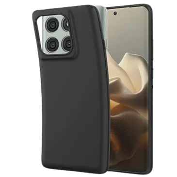 Just in Case TPU Back Cover Schwarz Motorola Edge 60 Pro