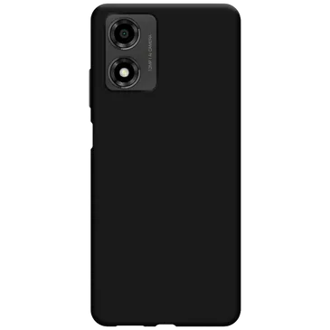 Just in Case TPU Back Cover Schwarz Motorola Moto E14
