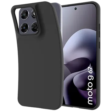 Just in Case TPU Back Cover Schwarz Motorola Moto G67/G77