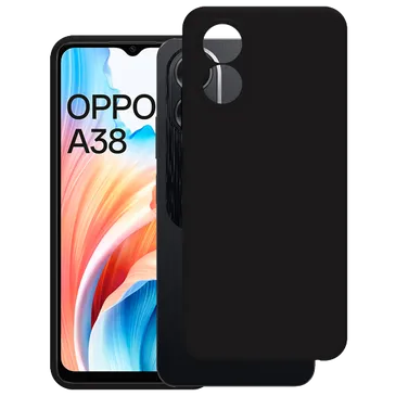 Just in Case TPU Back Cover Schwarz OPPO A38