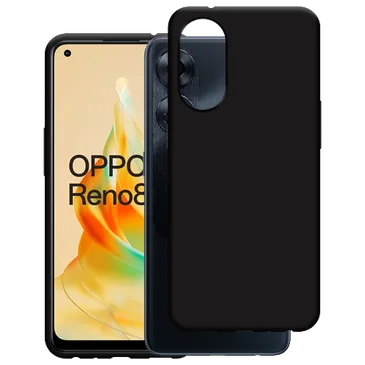 Just in Case TPU Back Cover Schwarz OPPO Reno8 T