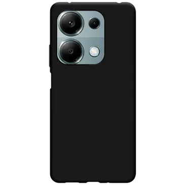 Just in Case TPU Back Cover Schwarz Poco M6 Pro