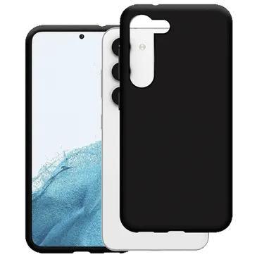 Just in Case TPU Back Cover Schwarz Samsung Galaxy S23