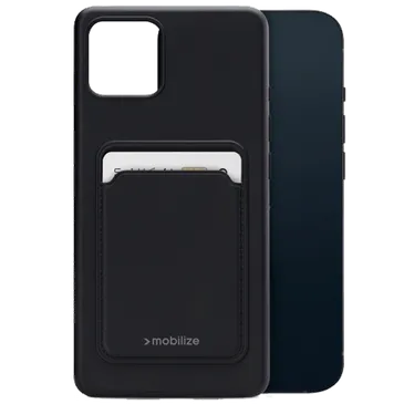 Mobilize Cardcase TPU Back Cover Schwarz Apple iPhone 13 Mini