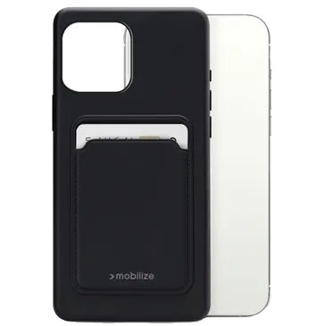 Mobilize Cardcase TPU Back Cover Schwarz Apple iPhone 13 Pro Max