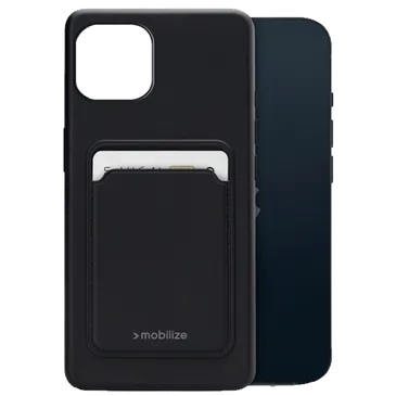 Mobilize Cardcase TPU Back Cover Schwarz Apple iPhone 13