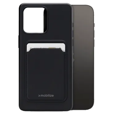 Mobilize Cardcase TPU Back Cover Schwarz Apple Iphone 14 Pro Max