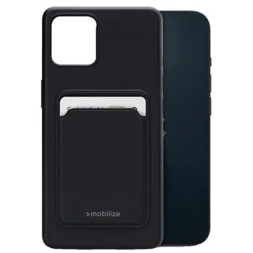 Mobilize Cardcase TPU Back Cover Schwarz Apple Iphone 14