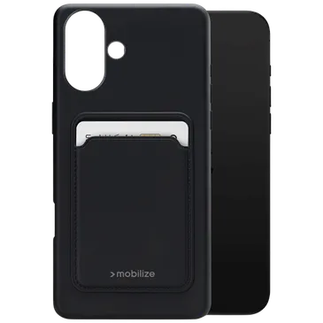 Mobilize Cardcase TPU Back Cover Schwarz Apple iPhone 16 Plus