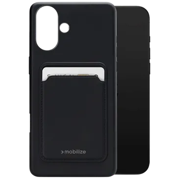 Mobilize Cardcase TPU Back Cover Schwarz Apple iPhone 16