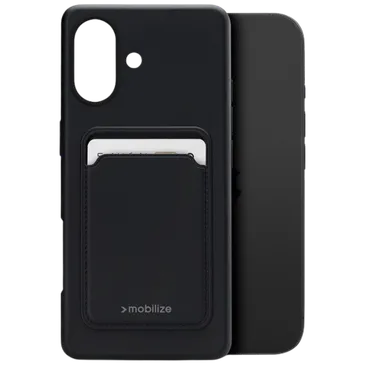 Mobilize Cardcase TPU Back Cover Schwarz Apple iPhone 17