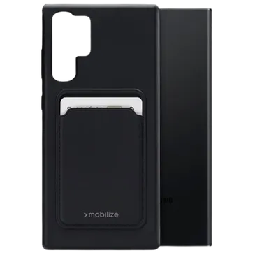 Mobilize Cardcase TPU Back Cover Schwarz Samsung Galaxy S23 Ultra