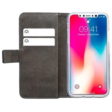 Mobilize Pu-Leder Book Hülle Schwarz Apple iPhone Xs Max