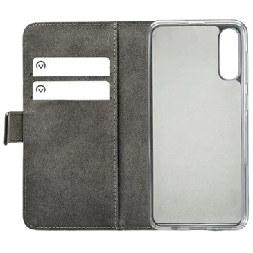 Mobilize Pu-Leder Book Hülle Schwarz Samsung Galaxy A30S/A50