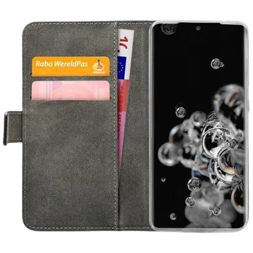 Mobilize Pu-Leder Book Hülle Schwarz Samsung Galaxy S20 Ultra