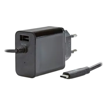 Mobilize Dual USB USB-C Schnelladegerät 15W Schwarz