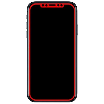 Mobilize Edge-To-Edge Glas Displayschutzfolie Schwarz Apple iPhone XR/11