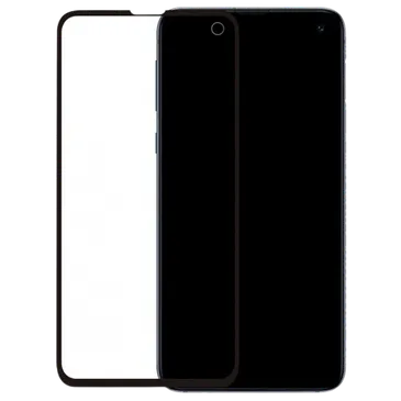 Mobilize Edge-To-Edge Glas Displayschutzfolie Schwarz Samsung Galaxy S10e